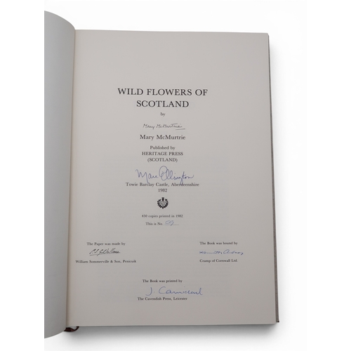 8042 - McMurtie (Mary) Wild Flowers of ScotlandHeritage Press (Scotland), Towie Barclay Castle, Aberdeenshi... 