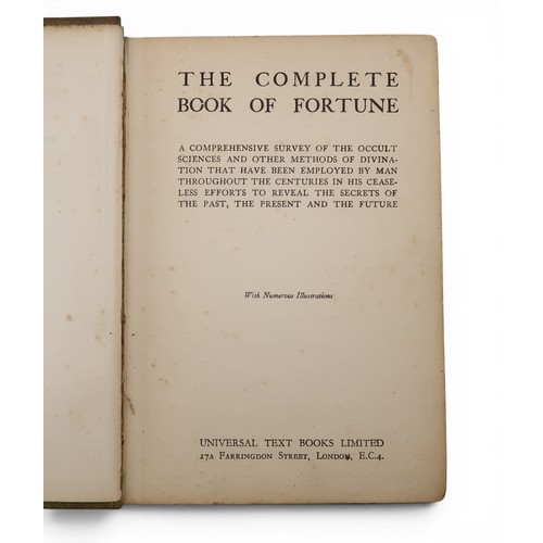 8039 - MAGIC AND THE OCCULTThe Complete Book of FortuneA comprehensive survey of the occult sciences and ot... 