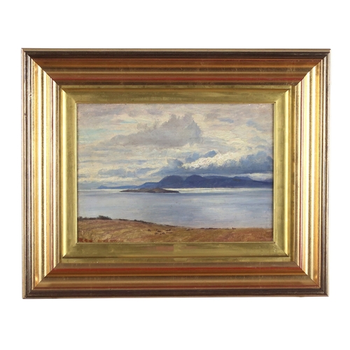 2900 - GEORGE HOUSTON RSA RSW RGI (SCOTTISH 1869-1947)LOOKING OVER CUMBRAE TO ARRANOil on canvas, signed lo... 