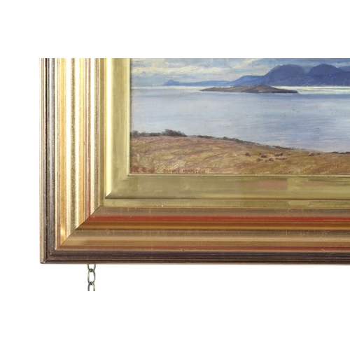 2900 - GEORGE HOUSTON RSA RSW RGI (SCOTTISH 1869-1947)LOOKING OVER CUMBRAE TO ARRANOil on canvas, signed lo... 