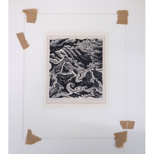 2916 - WINIFRED MCKENZIE (SCOTTISH 1905-2001)THE ARKWood engraving, signed and inscribed in pencil, 15 x 13... 