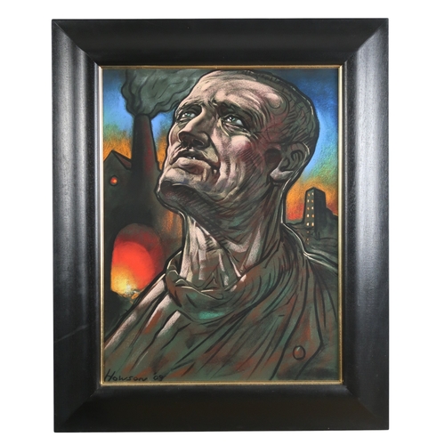 2918 - PETER HOWSON OBE (BRITISH B.1958)REDEMPTIONPastel, signed lower left, dated 09, 61.5 x 46cm (24.2 x ... 
