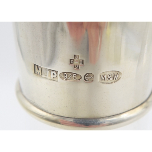 2400 - MARTIN PUGH FOR MAPPIN & WEBB;A silver glass decanter and claret jug, Birmingham 2000, Millenium... 