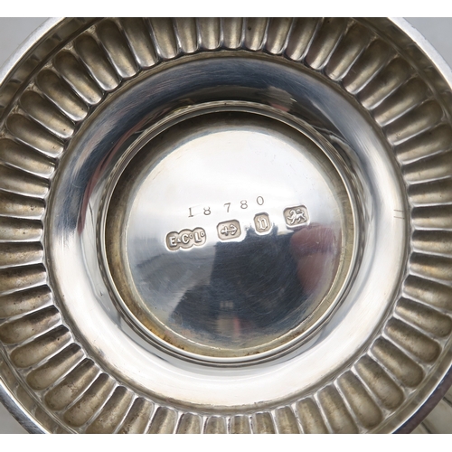 2405 - ELKINGTON & CO;A late-Victorian four piece silver tea service, Birmingham 1895, in the Queen Ann... 