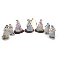 A Franz porcelain limited edition Miss Lanvin 18 figure, no 274