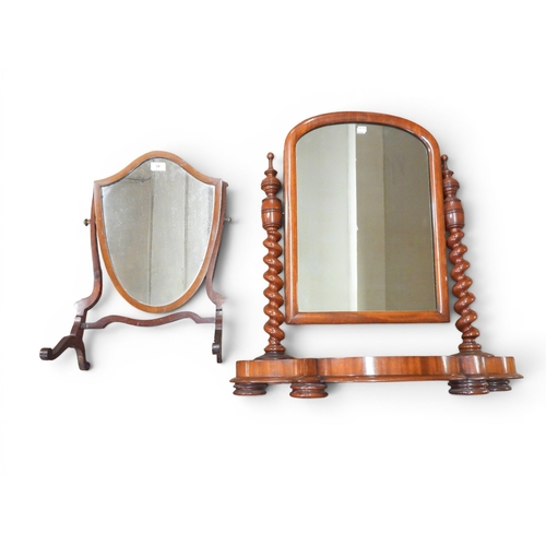 39 - A mixed lot to include bergere parlour armchair, two other bergere chairs and two assorted 19th cent... 