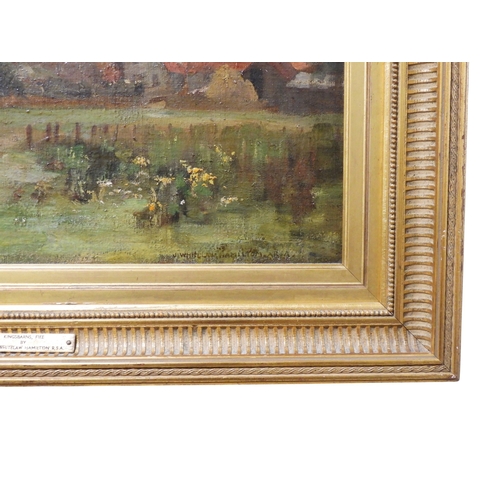 2964 - JAMES WHITELAW HAMILTON RSA RSW (SCOTTISH 1860-1932)KINGSBARNS, FIFEOil on canvas, signed lower righ... 