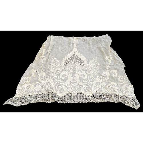 8017 - Vintage undergarments and nightwear comprising a yellow chiffon lace trimmed chemise and similar cam... 