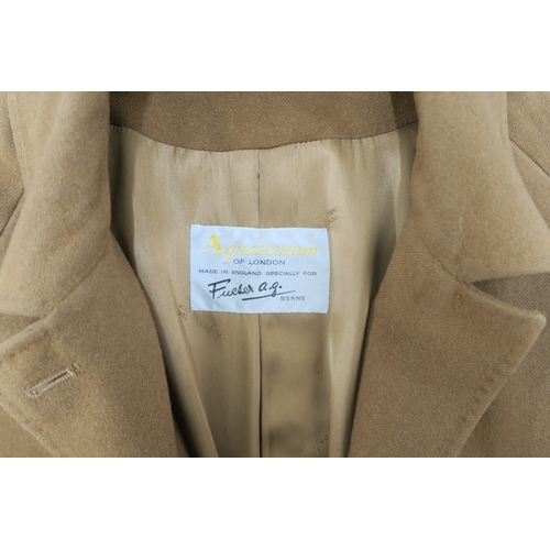 8031 - A ladies Aquascutum coat in tobacco cashmere and a wool and cashmere Aquascutum jacket (2)coat: 53cm... 
