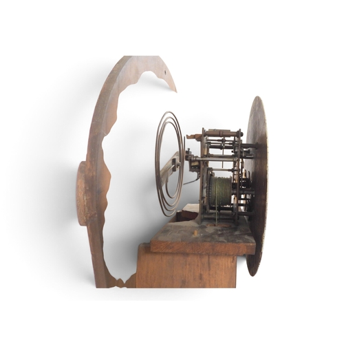 2016 - A 19TH CENTURY MAHOGANY CASED SCOTTISH JOHN BROWN, KILMARNOCK DRUMHEAD LONGCASED CLOCKwith white pai... 