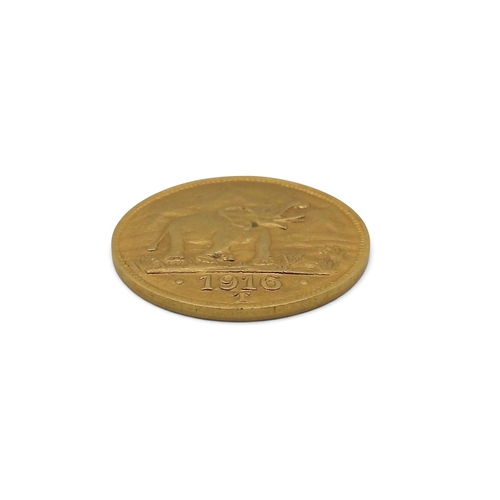 5016 - William II (1888-1918) 15 Rupien Tabora 1916 Emergency Coinage (arabesque below T variety)ObverseCoa... 
