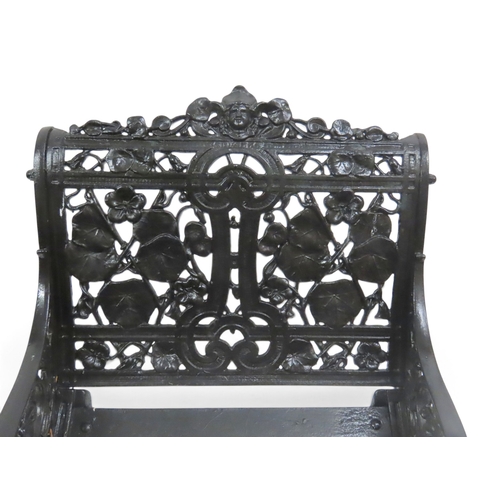 2024 - A 19TH CENTURY COALBROOKDALE BLACK PAINTED CAST IRON 