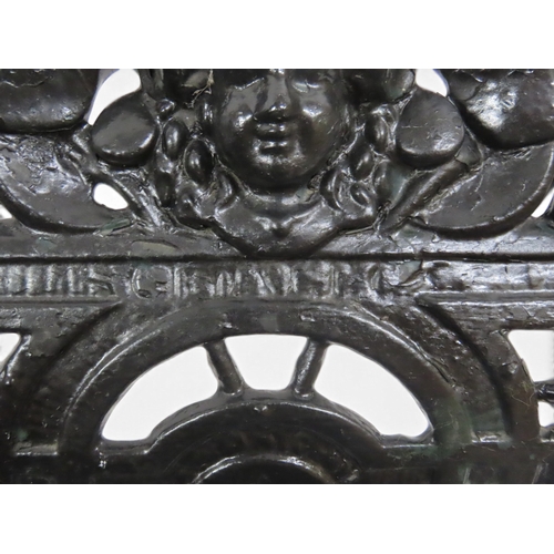 2024 - A 19TH CENTURY COALBROOKDALE BLACK PAINTED CAST IRON 