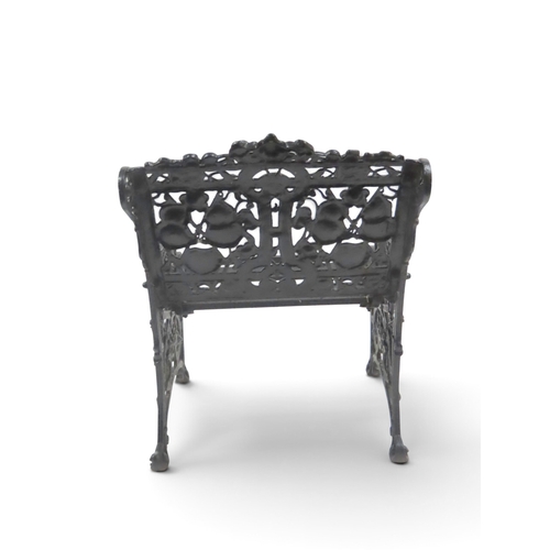 2024 - A 19TH CENTURY COALBROOKDALE BLACK PAINTED CAST IRON 