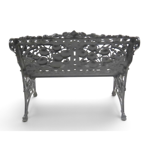 2023 - A 19TH CENTURY COALBROOKDALE BLACK PAINTED CAST IRON 