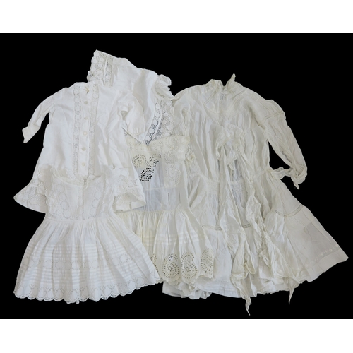 8018 - A collection of whitework children's clothing including christening gowns