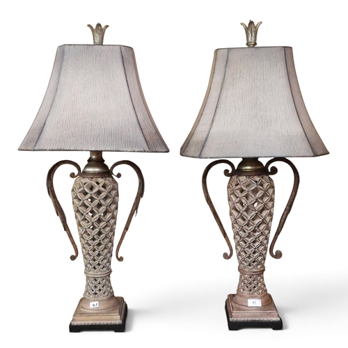 41 - A pair of contemporary 