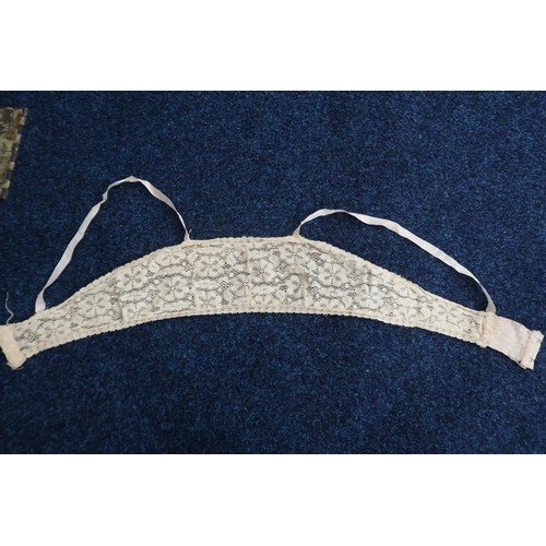 8017 - Vintage undergarments and nightwear comprising a yellow chiffon lace trimmed chemise and similar cam... 