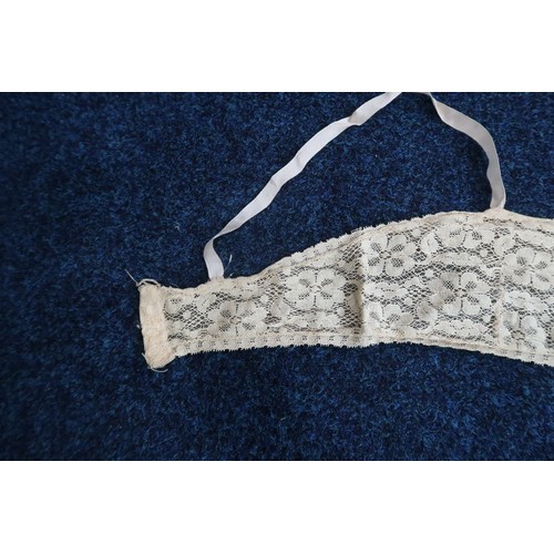 8017 - Vintage undergarments and nightwear comprising a yellow chiffon lace trimmed chemise and similar cam... 
