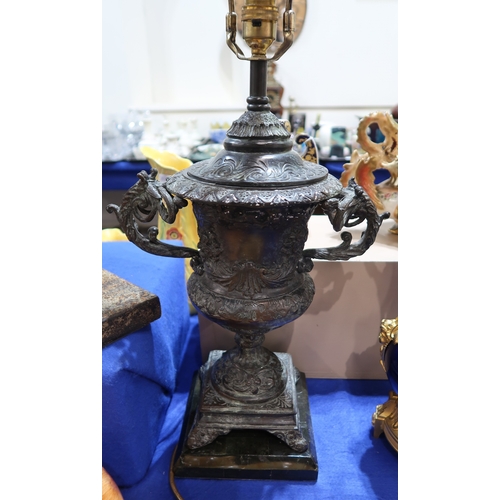 A pair of Maitland Smith table lamps of classical design, together with ...