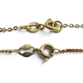 A 9ct gold 48cm 'S' chain, weight 2gms together with a 52cm, 18ct gold ...