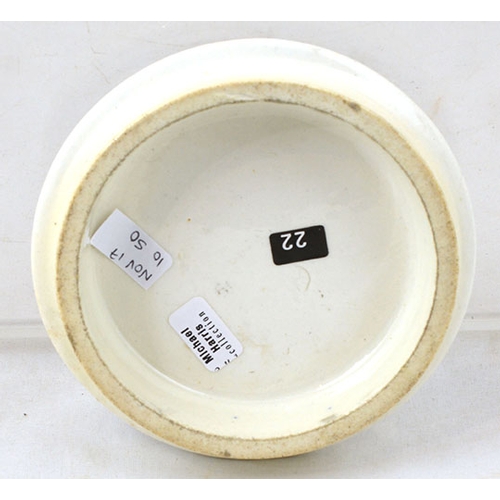 3 - LANDING THE FARE, PEGWELL BAY PRATT POT LID. (KM 46) 4ins diam, pictorial multicoloured lid.produced... 