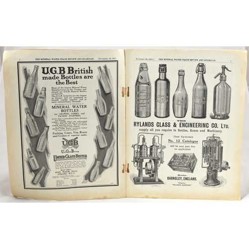 56 - MINERAL WATER TRADE CATALOGUE. Features lots & lots of bottle, pottery & glass mineral water related... 