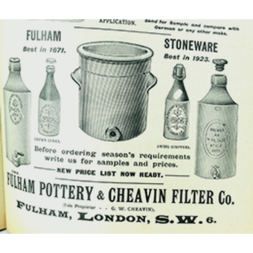 56 - MINERAL WATER TRADE CATALOGUE. Features lots & lots of bottle, pottery & glass mineral water related... 