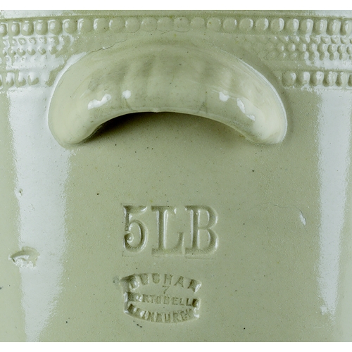 587 - BUTTERCUP DAIRY BUTTERCROCK. 8ins tall to top of lid. T.t, central pictorial of dairy cow & BUTTERCU... 