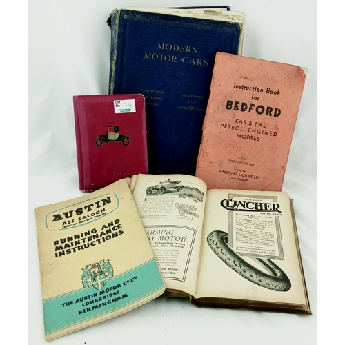 84 - BUNDLE OF CAR EPHEMERA. A variety of manuals, service books, instruction books etc. (15+)