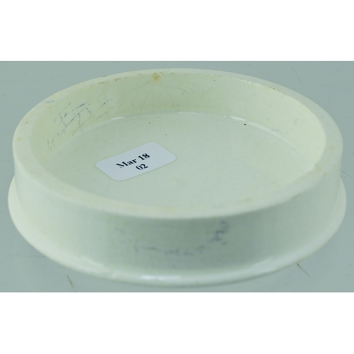 9 - R. C. LAYNG CHEMIST FINSBURY PAVEMENT CITY ARECA- NUT TOOTH PASTE POT LID. 3ins diam, very strong & ... 