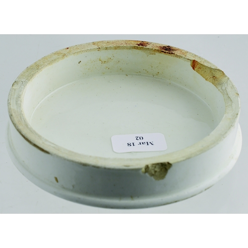 513 - RIMMELS CHERRY TOOTH PASTE POT LID. (APL p 380, 25b) 3.25ins diam. Central pict. image of seven cher... 