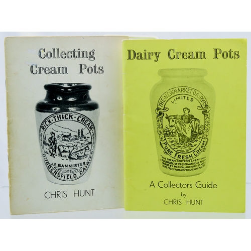 310 - CREAM POT COLLECTORS GUIDES. Two early Cream Pot, out of print, guides by Chris Hunt. (2)