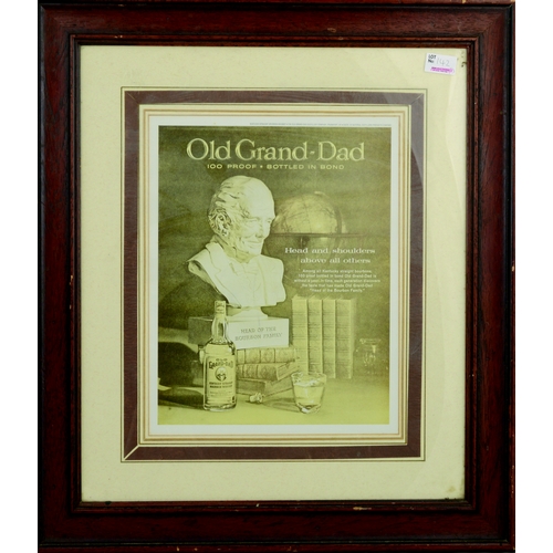 142 - COLMANS MUSTARD MIRROR. 30 x 23ins, framed. COLMANS/ MUSTARD, central pict. image of King, Art Deco ... 