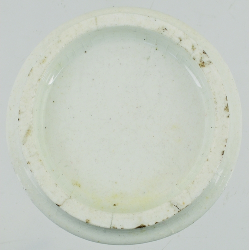 523 - JOHN GOSNELL MINIATURE CHERRY TOOTH PASTE POT LID. (APL p 304, 63) 1.25ins diam. Black transfer for ... 