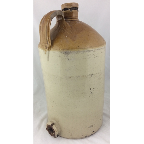 197 - HAMPSHIRE FLAGON. 21ins, t.t., handled with screw stopper. Black transfer THE HAMPSHIRE MINERAL WATE... 