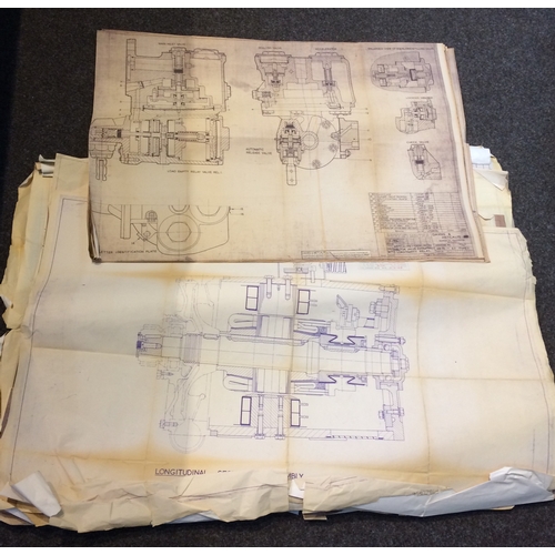 349 - ARCHITECTS DRAWINGS. Buildings & machinery.