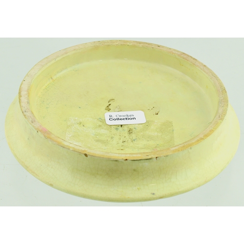 511 - SEBASTOPOL POT LID. (KM 208). 4.25ins diam. Multicoloured lid produced by the Mayer factory, this me... 