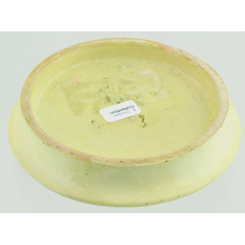 511 - SEBASTOPOL POT LID. (KM 208). 4.25ins diam. Multicoloured lid produced by the Mayer factory, this me... 