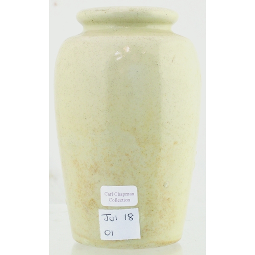 43 - HUNTLY CREAM POT. 4.75ins, blue transfer PURE. RICH. CREAM/ FROM THE STRATHBOGIE DAIRY. HUNTLY withi... 