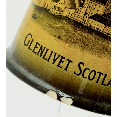 162 - CRAIGELLACHIE DISTILLERY WATER JUG. 7ins tall. Whisky Water Jug advertising, GAELIC/ OLD/ SMUGGLER/ ... 