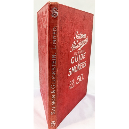 94 - SALMON & GLUCKSTEIN TRADE CATALOGUE. 10 by 7.25ins book. Red coloured hard backed book cover with si... 