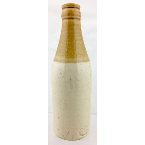 172 - DUNBAR GINGER BEER BOTTLE. 7.25ins tall. T.t, ch, c.c, black transfer for ROBERT AITKEN & CO/ STONE/... 