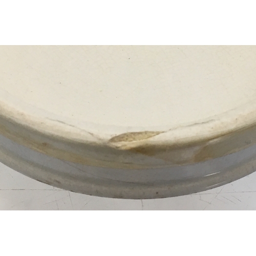 40 - CHESHIRE KRANOL HAIR FOOD POT
LID & BASE. (APL, p692, 2) 4ins diam. Strong
black transfer for THE GR... 