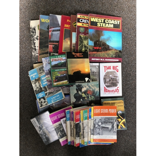 76 - RAILWAYANA GROUP. Books, DVD’s, magazines, video’s. (40)