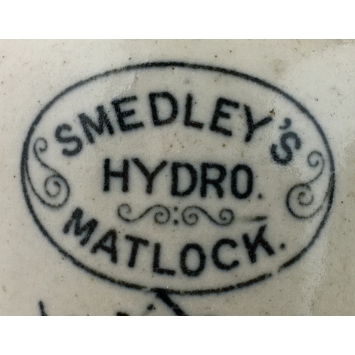 384 - MATLOCK FOOT WARMER. 10.75ins, Doultons improved foot warmer, Smedleys/ Hydro/ Matlock, body cracks.