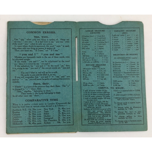 396 - BOVRIL MULTIPLAN PAPER CALCULATOR. 5.5ins tall, for parents & teachers, to inc. measures & errors in... 