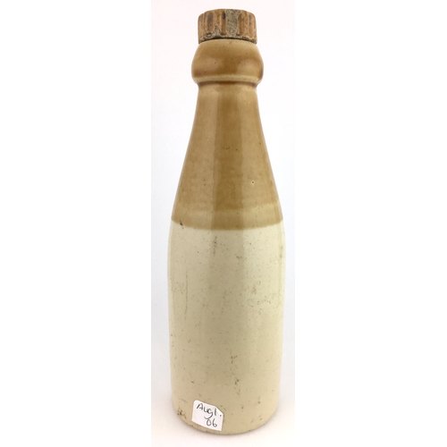 531 - MURTON COLLIERY STOUT BOTTLE. 8.5ins tall to top of screw stopper. T.t, ch, black transfer THE PEOPL... 