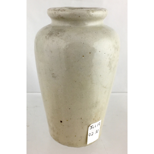 562 - KILLESHANDRA CREAM POT. 4.5ins tall. Black transfer KILLESHANDRA/ PURE FRESH CREAM/... with central ... 