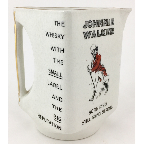 30 - JOHNNIE WALKER WATER JUG. 5ins tall. Smaller variant to previous lot. Jas Green & Nephew London base... 